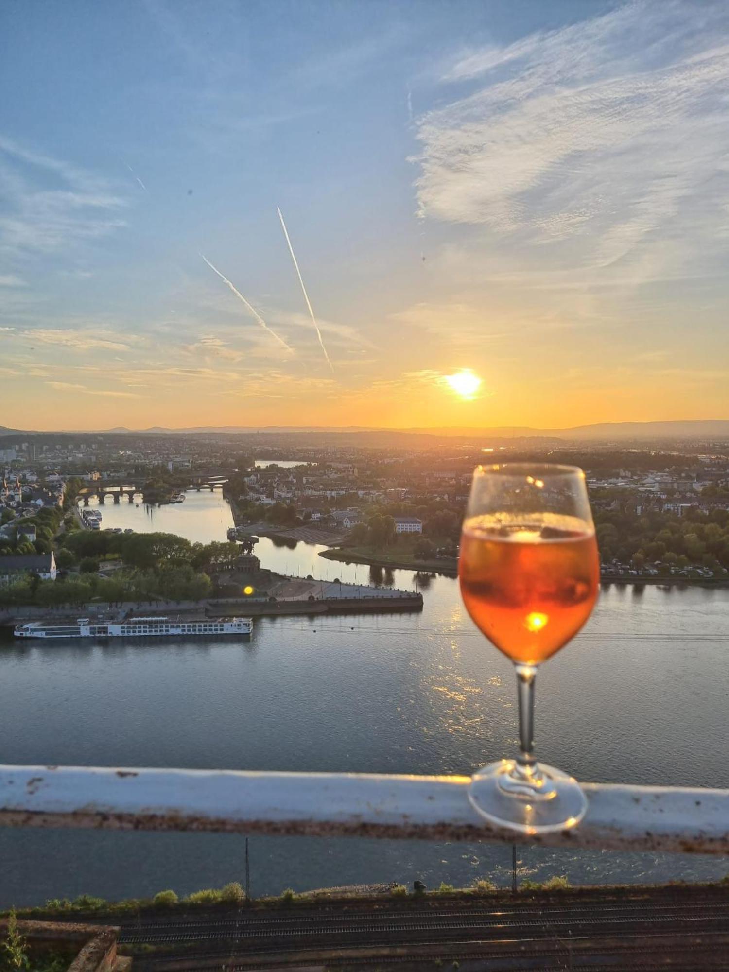 Appartamento E"Stein 3 Zkb Terrasse Coblenza Esterno foto